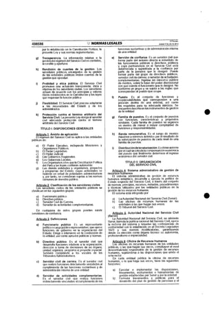 Regimen de servicio civil