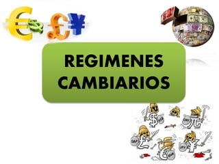 REGIMENES 
CAMBIARIOS 
 