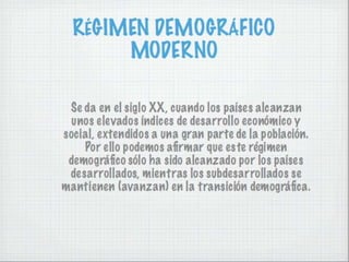 Regimenes demográficos