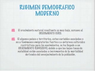 Regimenes demográficos