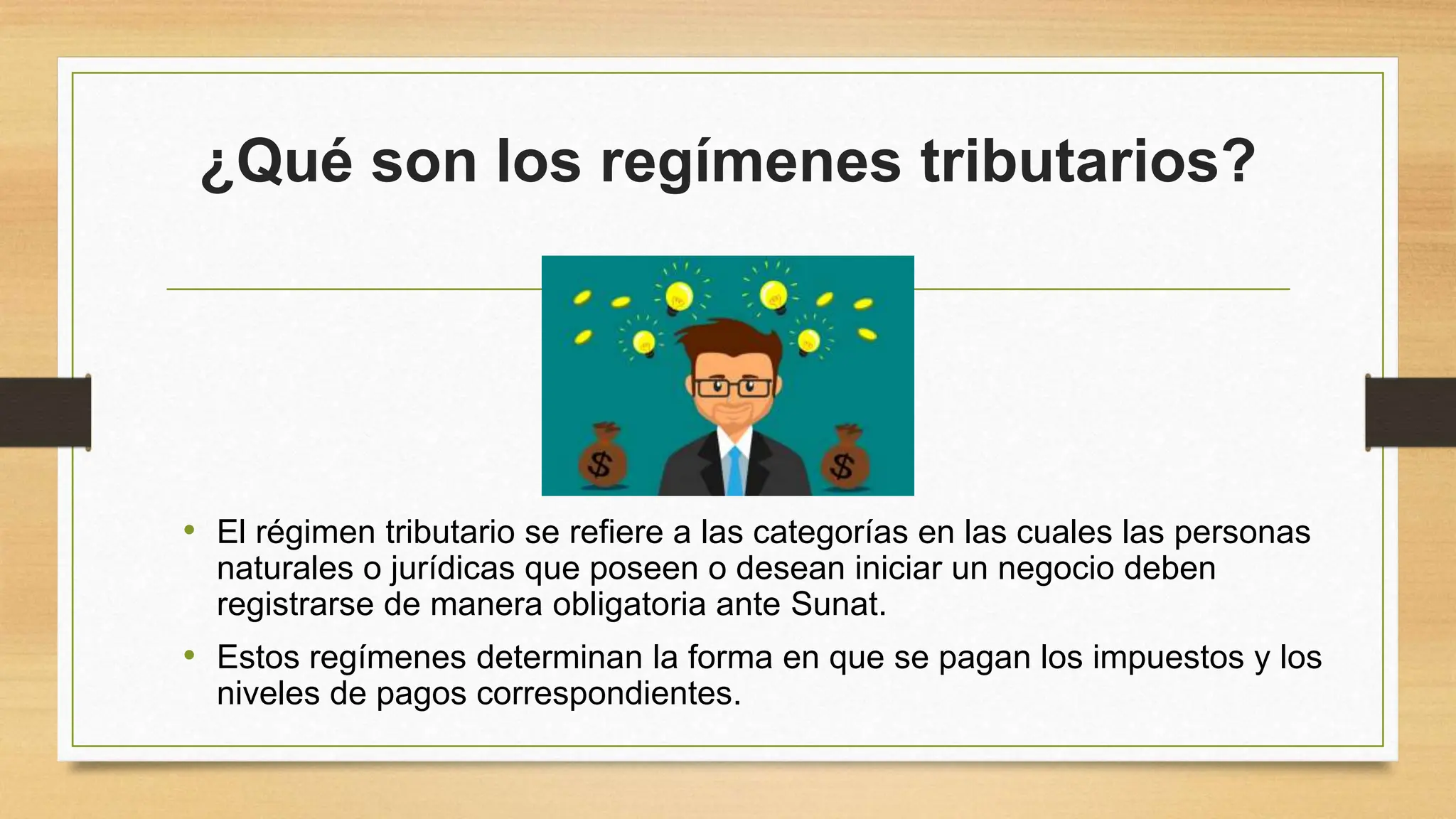 REGIMENES TRIBUTARIOS, NUEVO RUS, RÉGIMEN ESPECIAL DE RENTA, RMT Y RG ...