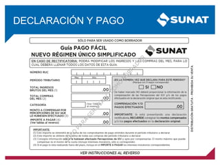 DECLARACIÓN Y PAGO
 