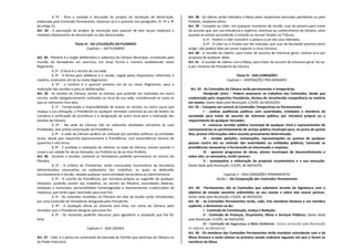 § 5º - Para a votação e discussão do projeto de resolução de destituição,
elaborado pela Comissão Permanente, observar-se-á o previsto nos parágrafos 1º, 2º e 3º
do artigo 31.
Art. 33 - A aprovação do projeto de resolução pelo quorum de dois terços implicará o
imediato afastamento do denunciado ou dos denunciados.
Título III - DA UTILIZAÇÃO DO PLENÁRIO
Capítulo I - DO PLENÁRIO
Art. 34 - Plenário é o órgão deliberativo e soberano da Câmara Municipal, constituído pela
reunião de Vereadores em exercício, em local, forma e número estabelecido neste
Regimento.
§ 1º - O local é o recinto de sua sede.
§ 2º - A forma para deliberar é a sessão, regida pelos dispositivos referentes à
matéria, estatuídos em lei ou neste Regimento.
§ 3º - o número é o quorum previsto em lei ou neste Regimento, para a
realização das sessões e para as deliberações.
Art. 35 - As sessões da Câmara, exceto as solenes, que poderão ser realizadas em outro
recinto, serão obrigatoriamente realizadas no local da sua sede, considerando-se nulas as
que se realizarem fora dela.
§ 1º - Comprovada a impossibilidade de acesso ao recinto, ou outra causa que
impeça a sua utilização, o Presidente ou qualquer Vereador solicitará ao Juiz de Direito da
Comarca a verificação da ocorrência e a designação de outro local para a realização das
sessões da Câmara.
§ 2º - Na sede da Câmara não se realizarão atividades estranhas às suas
finalidades, sem prévia autorização da Presidência.
§ 3º - A sede da Câmara poderá ser utilizada por partidos políticos ou entidades
locais, desde que requerida expressamente à Presidência, com antecedência mínima de
quarenta e oito horas.
§ 4º - É proibida a realização de velórios na sede da Câmara, exceto quando o
corpo a ser velado for de ex-Vereador, ex-Prefeito ou de ex-Vice-Prefeito.
Art. 36 - Durante a sessões, somente os Vereadores poderão permanecer no recinto do
Plenário.
§ 1º - A critério do Presidente, serão convocados funcionários da Secretaria
Administrativa necessários ao andamento dos trabalhos, os quais se dedicarão
exclusivamente à Sessão, vedada qualquer outra atividade burocrática ou administrativa.
§ 2º - A convite da Presidência, por iniciativa própria ou sugestão de qualquer
Vereador, poderão assistir aos trabalhos, no recinto do Plenário, autoridades federais,
estaduais e municipais, personalidades homenageadas e representantes credenciados da
imprensa, que terão lugar reservado para esse fim.
§ 3º - Os visitantes recebidos no Plenário em dias de sessão serão introduzidos
por uma Comissão de Vereadores designada pelo Presidente.
§ 4º - A saudação oficial ao visitante será feita, em nome da Câmara, pelo
Vereador que o Presidente designar para esse fim.
§ 5º - Os visitantes poderão discursar para agradecer a saudação que lhe for
feita.
Capítulo II - DOS LÍDERES
Art. 37 - Líder é o porta-voz autorizado da bancada do Partido que participa da Câmara ou
do Poder Executivo.
Art. 38 - Os líderes serão indicados à Mesa pelas respectivas bancadas partidárias ou pelo
Prefeito, mediante ofício.
Art. 39 - Compete ao Líder, em qualquer momento da sessão, usar da palavra para tratar
de assunto que, por sua relevância e urgência, interesse ao conhecimento da Câmara, salvo
quando se estiver procedendo à votação ou houver Orador na Tribuna.
§ 1º - Poderá o Líder transferir a palavra a um dos seus liderados.
§ 2º - O Líder ou o Orador por ele indicado, que usar da faculdade prevista neste
artigo, não poderá falar por prazo superior a cinco minutos.
Art. 40 - A reunião de Líderes, para tratar de assunto de interesse geral, realizar-se-á por
proposta de qualquer deles.
Art. 41 - A reunião de Líderes com a Mesa, para tratar de assunto de interesse geral, far-se-
á por iniciativa do Presidente da Câmara.
Título IV - DAS COMISSÕES
Capítulo I - DISPOSIÇÕES PRELIMINARES
Art. 42 - As Comissões da Câmara serão permanentes e temporárias.
Parágrafo único – Poderá assessorar os trabalhos das Comissões, desde que
credenciado pelo respectivo Presidente, técnico de reconhecida competência na matéria
em exame. (texto dado pela Resolução 115/05, de 04/03/05)
Art. 43 – Compete em comum às Comissões Temporárias ou Permanentes:
I - realizar audiências públicas com autoridades, entidades e membros da
sociedade para tratar de assunto de interesse público, por iniciativa própria ou a
requerimento de qualquer Vereador;
II - convocar servidor público municipal de qualquer nível e representantes de
concessionárias ou permissionárias de serviço público municipal para, no prazo de quinze
dias, prestar informações sobre assunto previamente determinado;
III - receber petições, reclamações, representações ou queixas de qualquer
pessoa contra ato ou omissão das autoridades ou entidades públicas, tomando as
providências necessárias e fornecendo ao interessado a resposta;
IV - apreciar programas de obras, planos municipais de desenvolvimento e
sobre eles, se necessário, emitir parecer;
V - acompanhar a elaboração da proposta orçamentária e a sua execução.
(texto dado pela Resolução 115/05, de 04/03/05)
Capítulo II - DAS COMISSÕES PERMANENTES
Seção I - Da Composição das Comissões Permanentes
Art. 44 - Permanentes são as Comissões que subsistem através da legislatura com o
objetivo de estudar assuntos submetidos ao seu exame e sobre eles exarar parecer.
(texto dado pela Resolução 115/05, de 04/03/05)
Art. 45 – As Comissões Permanentes terão, cada, três membros titulares e um membro
suplente, e denominar-se-ão:
I - Comissão de Constituição, Justiça e Redação;
II - Comissão de Finanças, Orçamento, Obras e Serviços Públicos; (texto dado
pela Resolução 115/05, de 04/03/05)
III – Comissão de Segurança e Meio Ambiente. (inciso acrescido pela Resolução
nº 184/14, de 09/04/14)
Art. 46 - Os membros das Comissões Permanentes terão mandato coincidente com o da
Mesa Diretora e serão eleitos na primeira sessão ordinária seguinte em que o forem os
membros da Mesa.
 
