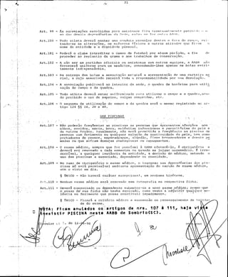 Regimento interno aabb sombrio sc