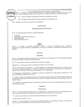 Regimento interno cms carangola