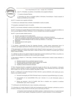 Regimento interno cms carangola