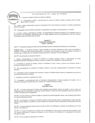 Regimento interno cms carangola