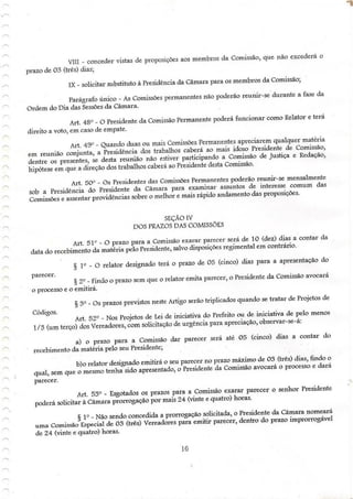 Regimento interno tenório pb