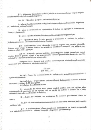 Regimento interno tenório pb