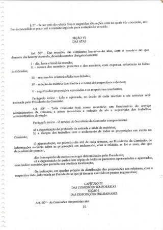 Regimento interno tenório pb