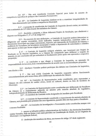 Regimento interno tenório pb