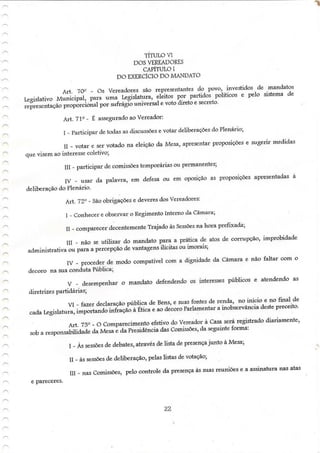 Regimento interno tenório pb