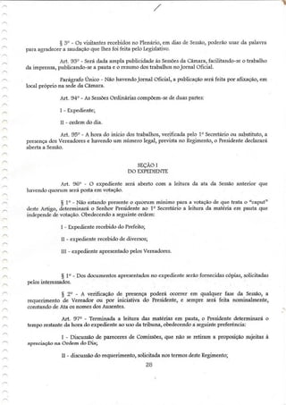 Regimento interno tenório pb