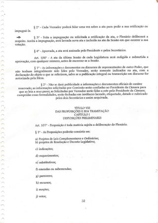 Regimento interno tenório pb