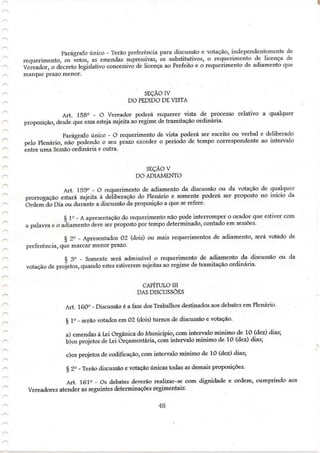 Regimento interno tenório pb