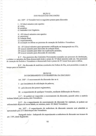 Regimento interno tenório pb