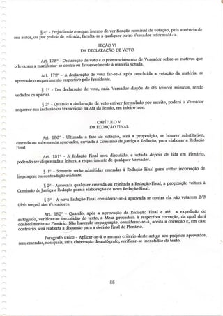 Regimento interno tenório pb