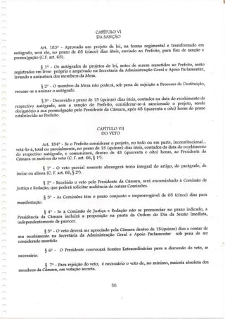 Regimento interno tenório pb