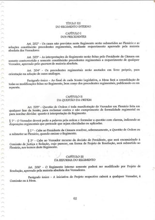 Regimento interno tenório pb