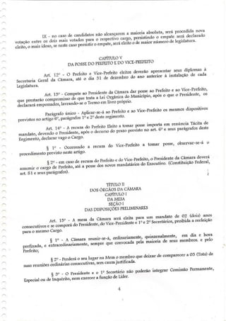 Regimento interno tenório pb