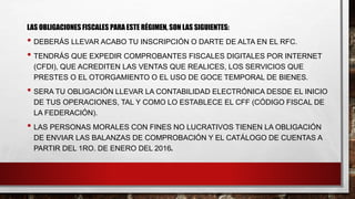 Regímenes de las personas fisicas y personas morales | PPTX
