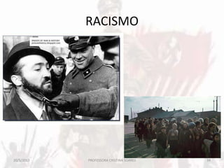 RACISMO
20/5/2013 34PROFESSORA CRISTINA SOARES
 