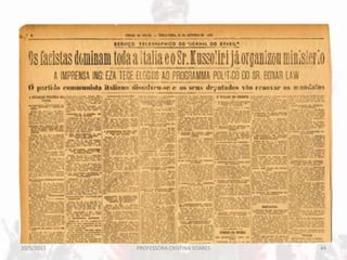 20/5/2013 44PROFESSORA CRISTINA SOARES
 