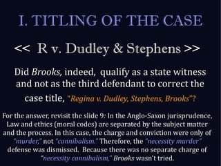 the queen v dudley and stephens case brief