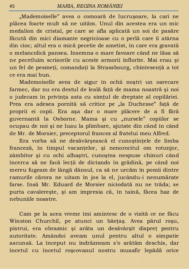 Regina Maria Povestea Vietii Mele