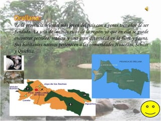 Región amazónica del ecuador | PPTX