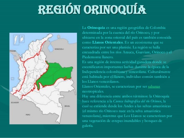 Resultado de imagen para region orinoquia