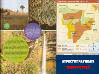 ASPECTOS NATURAIS
RELEVO E SOLO
 