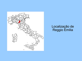 Localização de Reggio Emilia 
