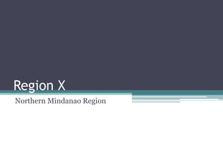 Region X
Northern Mindanao Region
 