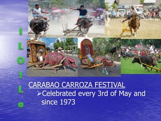 CARABAO CARROZA FESTIVAL 
Celebrated every 3rd of May and 
since 1973 
 