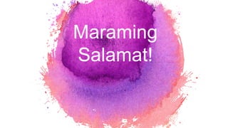 Maraming
Salamat!
 