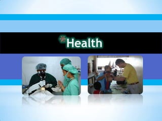 HealthLife Expectance at Birth by Sex (2005-2010)Relatively low life expectancy in the region.Especially for males