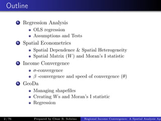 Regional Income Convergence | PPT