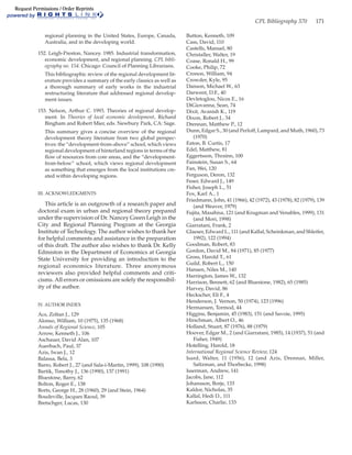 Regional development theory urban and regional planning | PDF