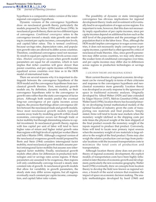 Regional development theory urban and regional planning | PDF