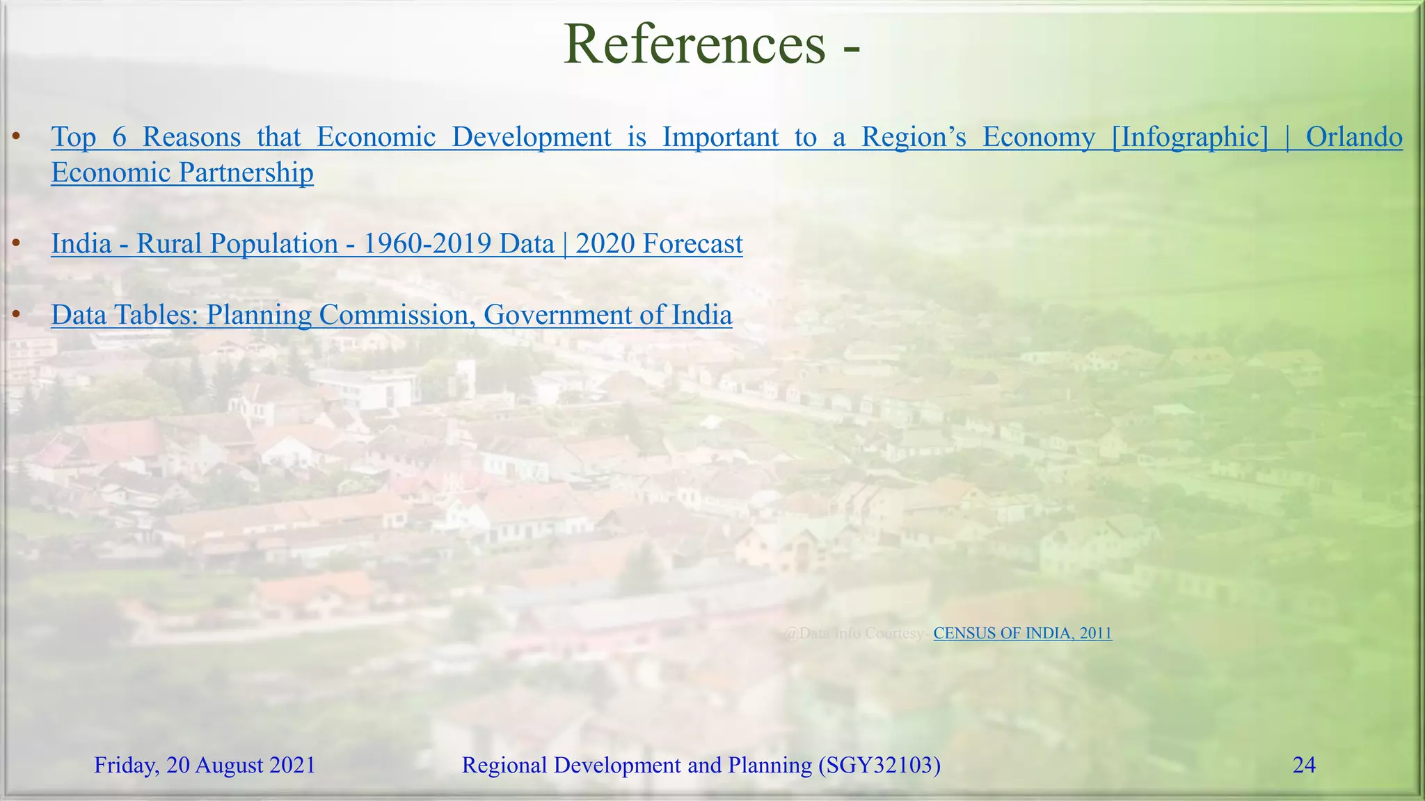 Regional disparity in India | PPSX