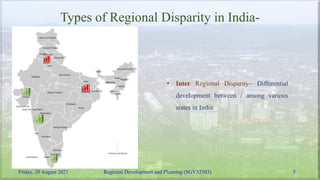 Regional disparity in India | PPSX