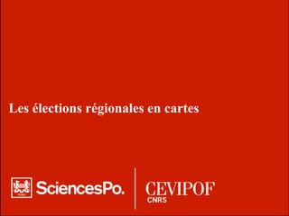 Les élections régionales en cartes
 