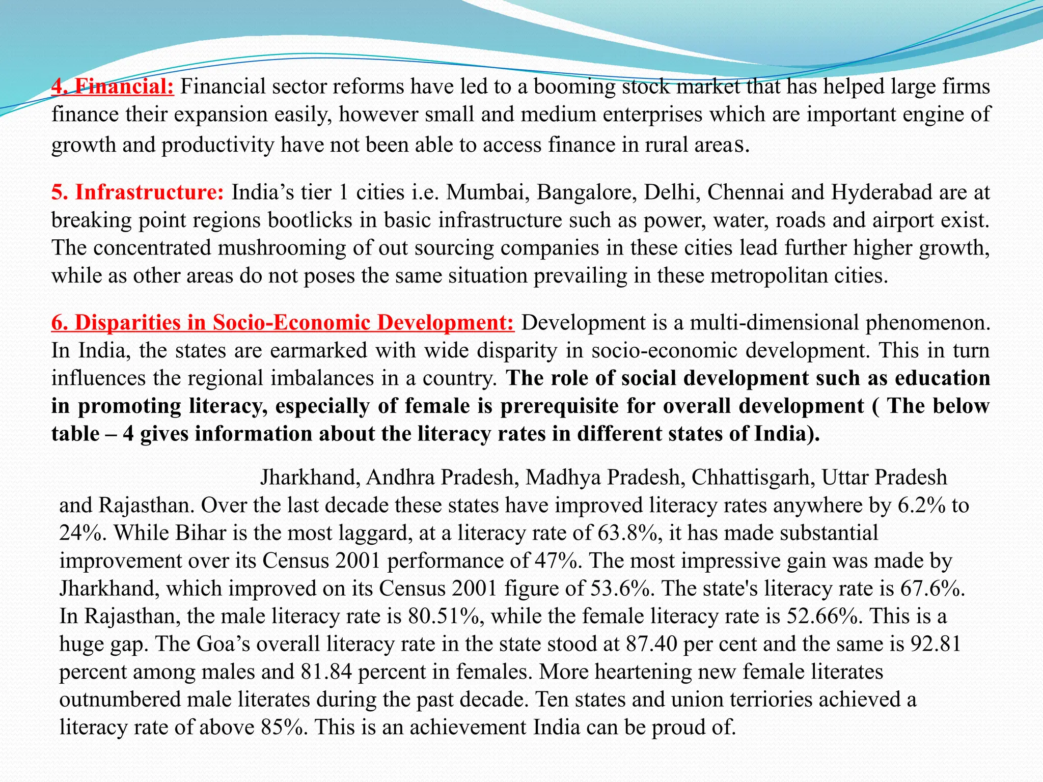REGIONAL IMBALANCE in india its causes and consequences' | PPTX