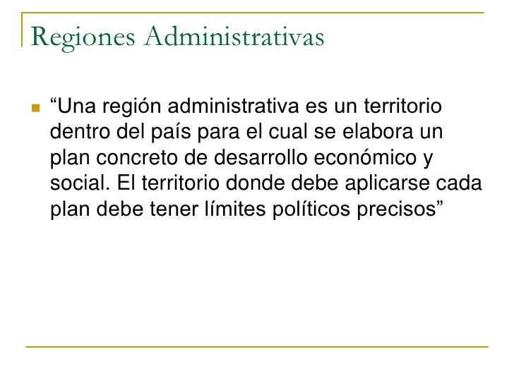 Regionalización Político Administrativa de Venezuela