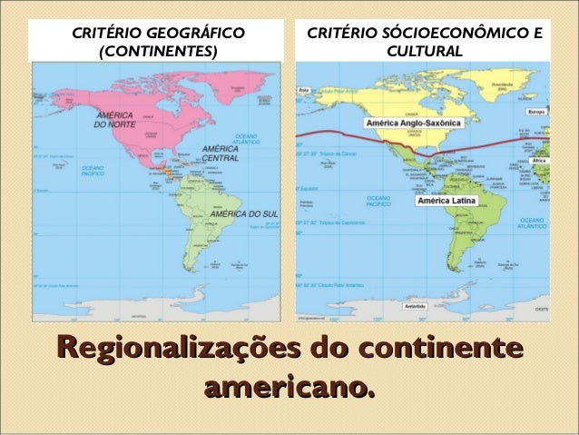 Resultado de imagem para mapas da divisão geografica da america