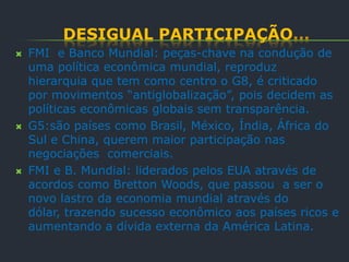 Países e comércio internacional55% entre os países ricos 