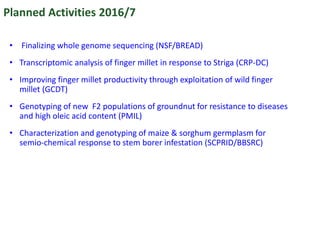 Regional planning meet Harare : Genomics- ESA  by Damaris Achieng odeny
