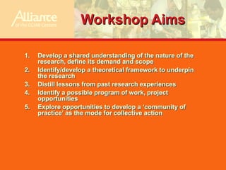 The Regional Plan for Collective Action in Eastern & Southern Africa: improving post-crisis recovery through agricultural research