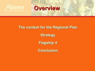 The Regional Plan for Collective Action in Eastern & Southern Africa: improving post-crisis recovery through agricultural research